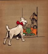 Cecil Aldin Antique 1909 Rough Haired Terrier “Pickles” Dog Illustration-2.