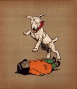 Cecil Aldin Antique 1909 Rough Haired Terrier “Pickles” Dog Illustration-3.