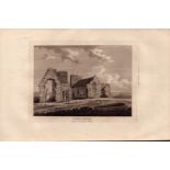 St Cuthberts Northumberland F. Grose 1783 Antique Copper Engraving.