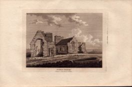 St Cuthberts Northumberland F. Grose 1783 Antique Copper Engraving.