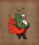 Cecil Aldin Antique 1909 Rough Haired Terrier “Pickles” Dog Illustration-1.