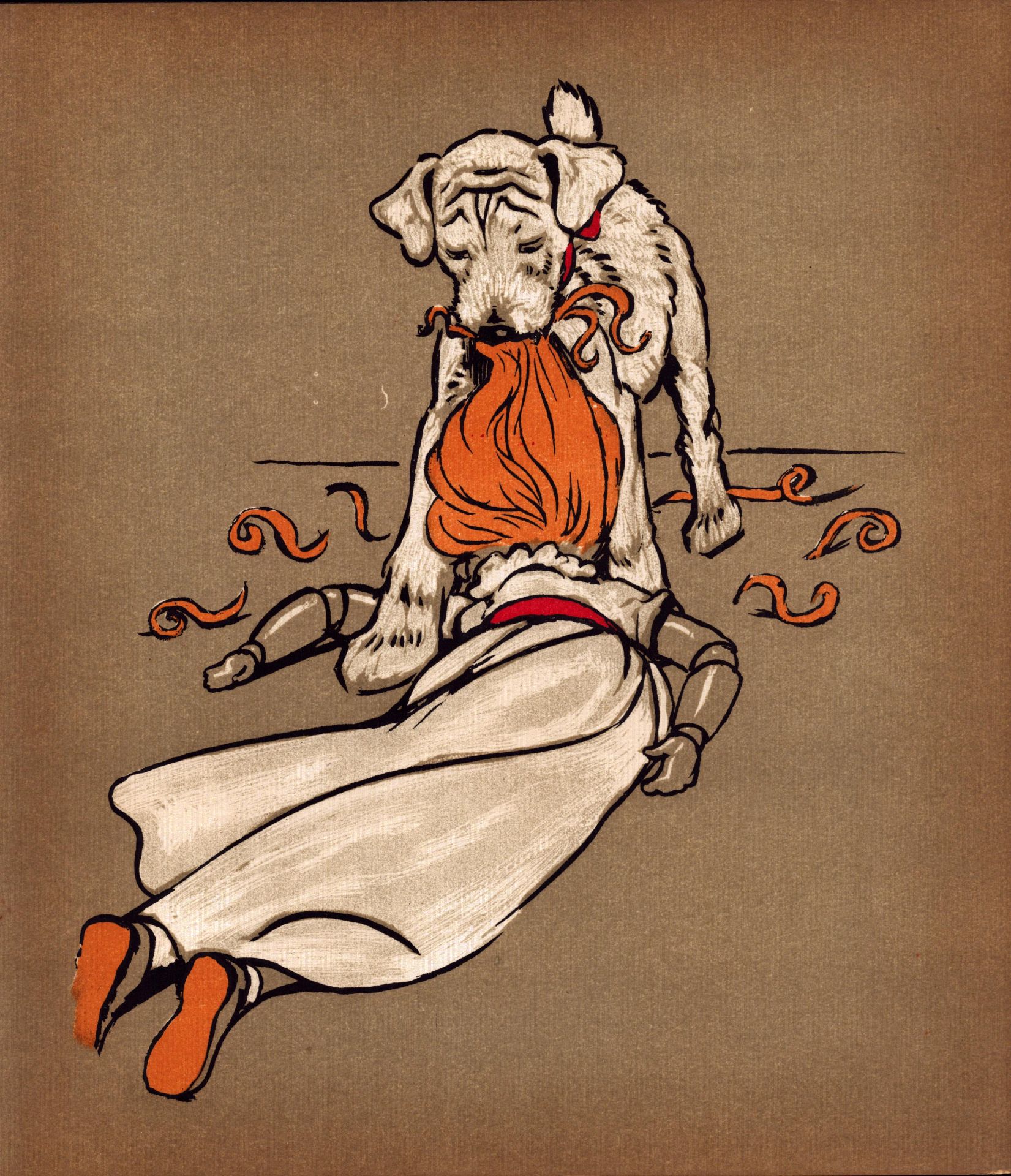 Cecil Aldin Antique 1909 Rough Haired Terrier “Pickles” Dog Illustration-5.