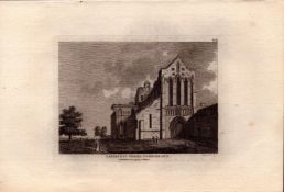 Lanercost Priory 2 Cumbria F. Grose Antique 1783 Copper Engraving.