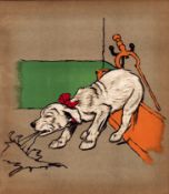 Cecil Aldin 1909 Rough Haired Terrier “Pickles” Dog Illustration-11.