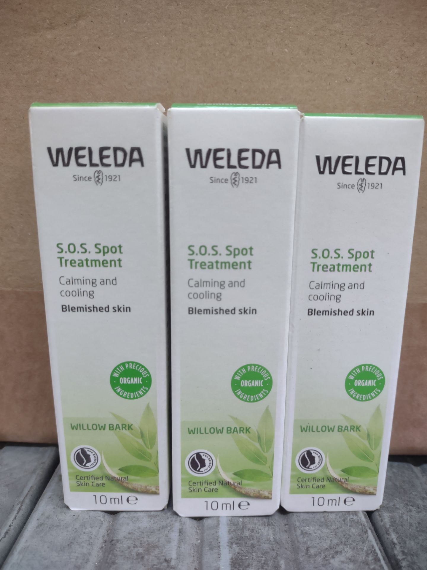 3 x Weleda S.O.S. Spot Treatment. RRP £39 - Grade A