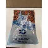 5 x Tropical Reef Decorative Gravel - 6-8mm - Orange/Black - 5KG. RRP £50 - Grade A