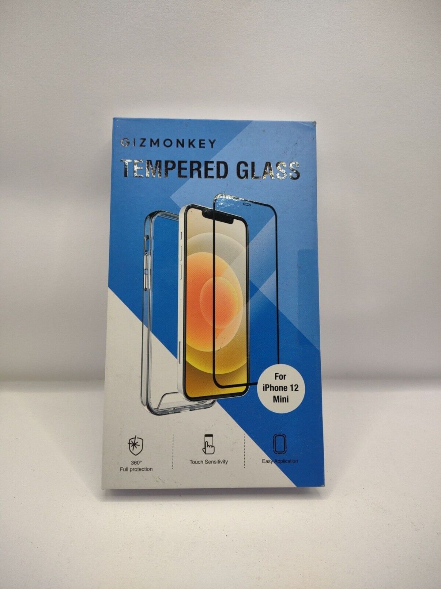 10 x Gizmonkey Case and Tempered Glass 360 Full Protection For iPhone 12 Mini. RRP £70 - Grade A