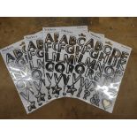 5 x Sticker Sets - 3 Sheets Per Set Total 15 Sheets. RRP £20 - Grade A