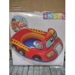 Intex Fire Engine Kids Childrens Swimming Inflatable. RRP £12 - Grade A