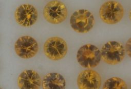 Loose Parcel Sri Lanka Yellow Sapphires 19.30 Carats