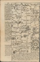 Britannia Depicta E Bowen c1730 Map Wendover, Aylesbury, Buckingham, Banbury.