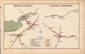 Liverpool River Mersey Frodsham Helsby Antique Railway Diagram-106.