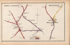Crewe, Sandbach, Macclesfield Antique Railway Junction Diagram-20.