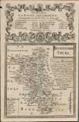 Britannia Depicta E Bowen c1730 Map The Road From London To Yarmouth.