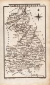 Cambridgeshire Antique Copper Engraved George IV Map by Sidney Hall.
