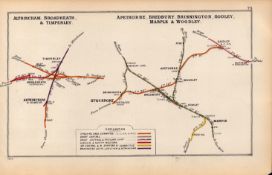 Altrincham, Timperley, Bredbury, Marple, Antique Railway Diagram-73.