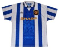 Vintage Manchester United 1994-1996 Umbro Away 3rd Football Shirt - S