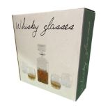 3 x Whiskey Decanter and 4 Glasses RRP £34.95 ea