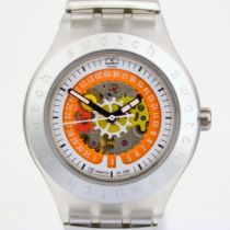 Swatch / Diaphane Irony Automatic - (Unworn) Unisex Steel Wrist Watch