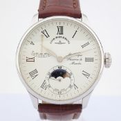 Zeno-Watch Basel / Godat II Roma Power Reserve - Gentlemen's Steel Wristwatch