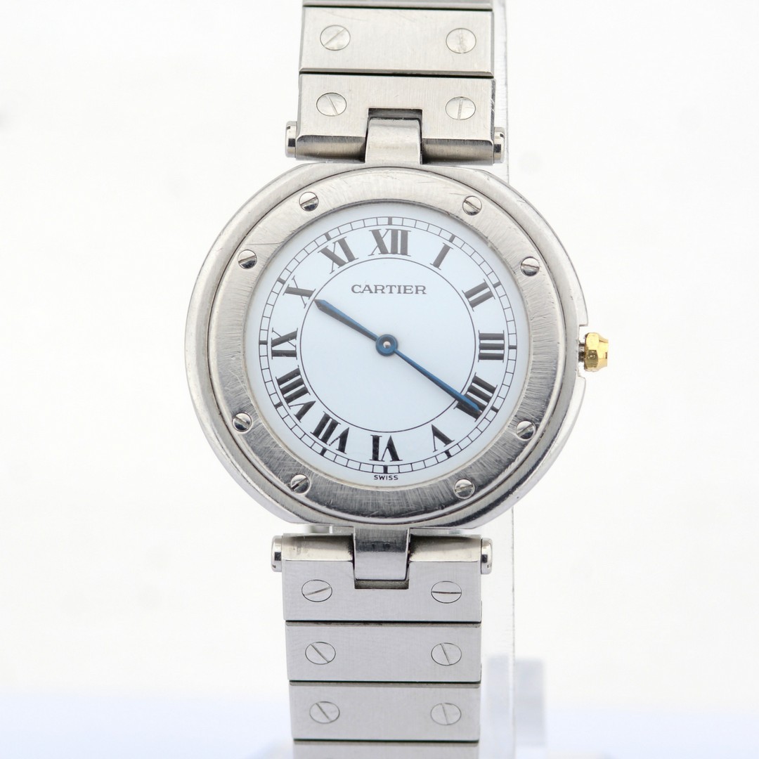 Cartier / Santos De Cartier - Lady's Steel Wristwatch - Image 6 of 6