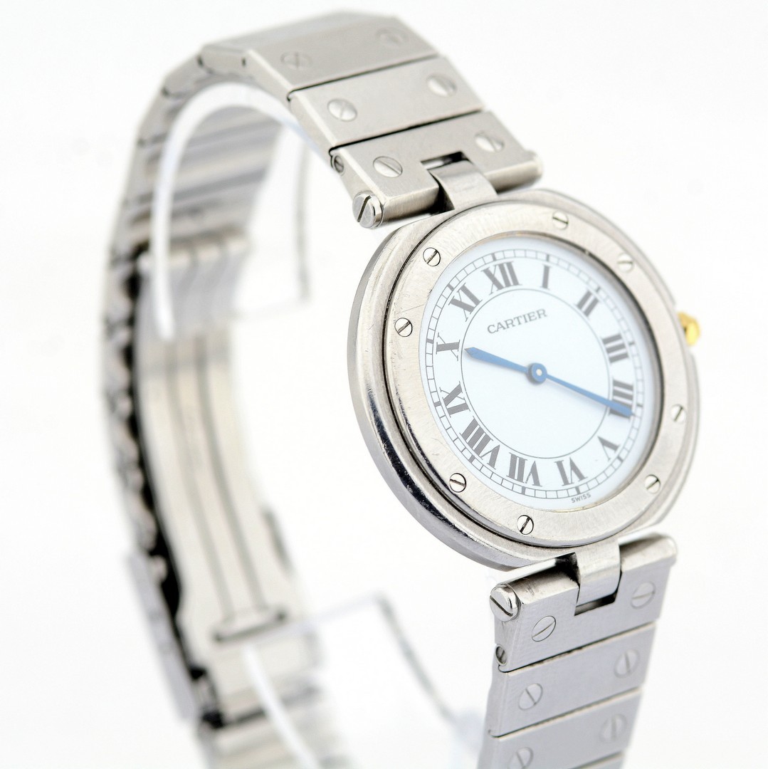 Cartier / Santos De Cartier - Lady's Steel Wristwatch - Image 3 of 6