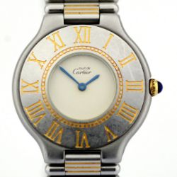 Cartier / Must De 21 - Lady's Steel Wristwatch