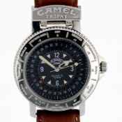 Camel / Green Belt - (Unworn) Gentlemen's Steel Wrist Watch