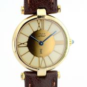 Cartier / Must De - Lady's Steel Wristwatch