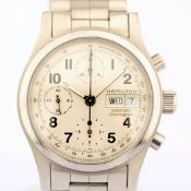 Hamilton / Khaki - 041520 Chronograph - Day/Date Automatic - Gentlemen's Steel Wristwatch
