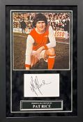 Pat Rice Signed and Framed
