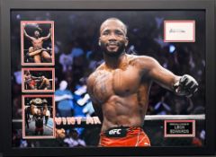 Leon Edwards Signed and Framed