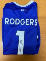 Brendan Rodgers Leicester City Signed Football Shirt