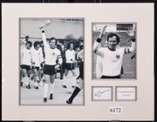 Franz Beckenbauer Original Signed Presentation