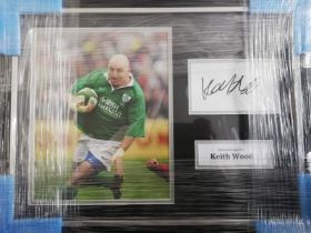Keith Wood Signed and Framed