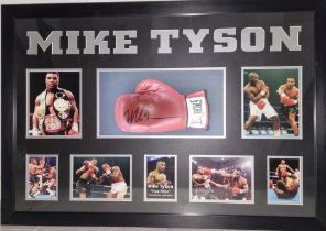 Mike Tyson Signed and Framed