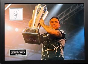 Gerwyn Price Signed and Framed