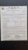 Gerry Lee Lewis Original Signed Contract