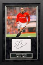 Paul Ince Signed and Framed
