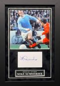 Mike Summerbee Signed and Framed