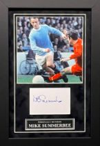 Mike Summerbee Signed and Framed