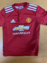Anthony Martial Signed Manchester United Shirt, Age 4-5