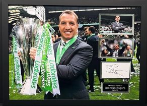 Brendan Rodgers Signed and Framed