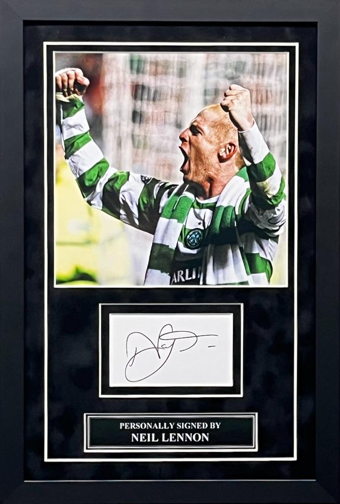 Neil Lennon Signed and Framed