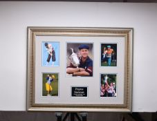 Payne Stewart Framed Original Signature Presentation