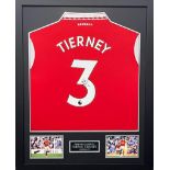 Kieran Tierney Signed and Framed