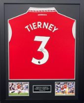 Kieran Tierney Signed and Framed