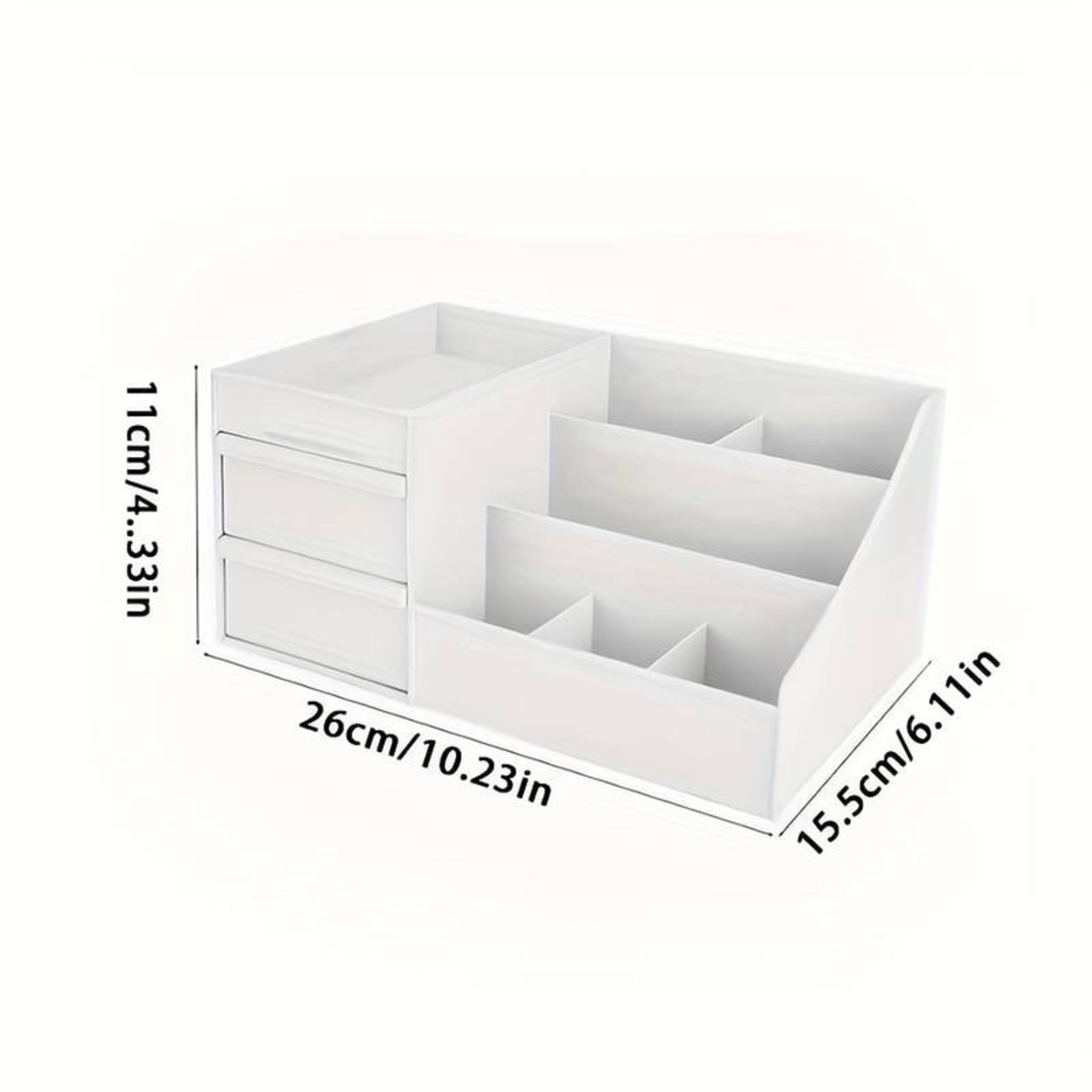 Desktop Cosmetic Storage Box Bedroom Bathroom - Image 2 of 2