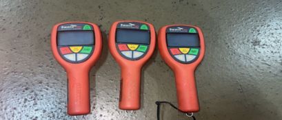 3 x Tracero Radiation Monitors