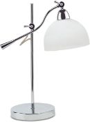 Table Lamp Adjustable 15W Sydney Bright Chrome Finish Night Side Desk Light Lot#009